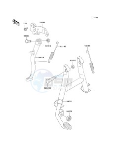 EX 500 D [NINJA 500R] (D10-D12) [NINJA 500R] drawing STAND-- S- -