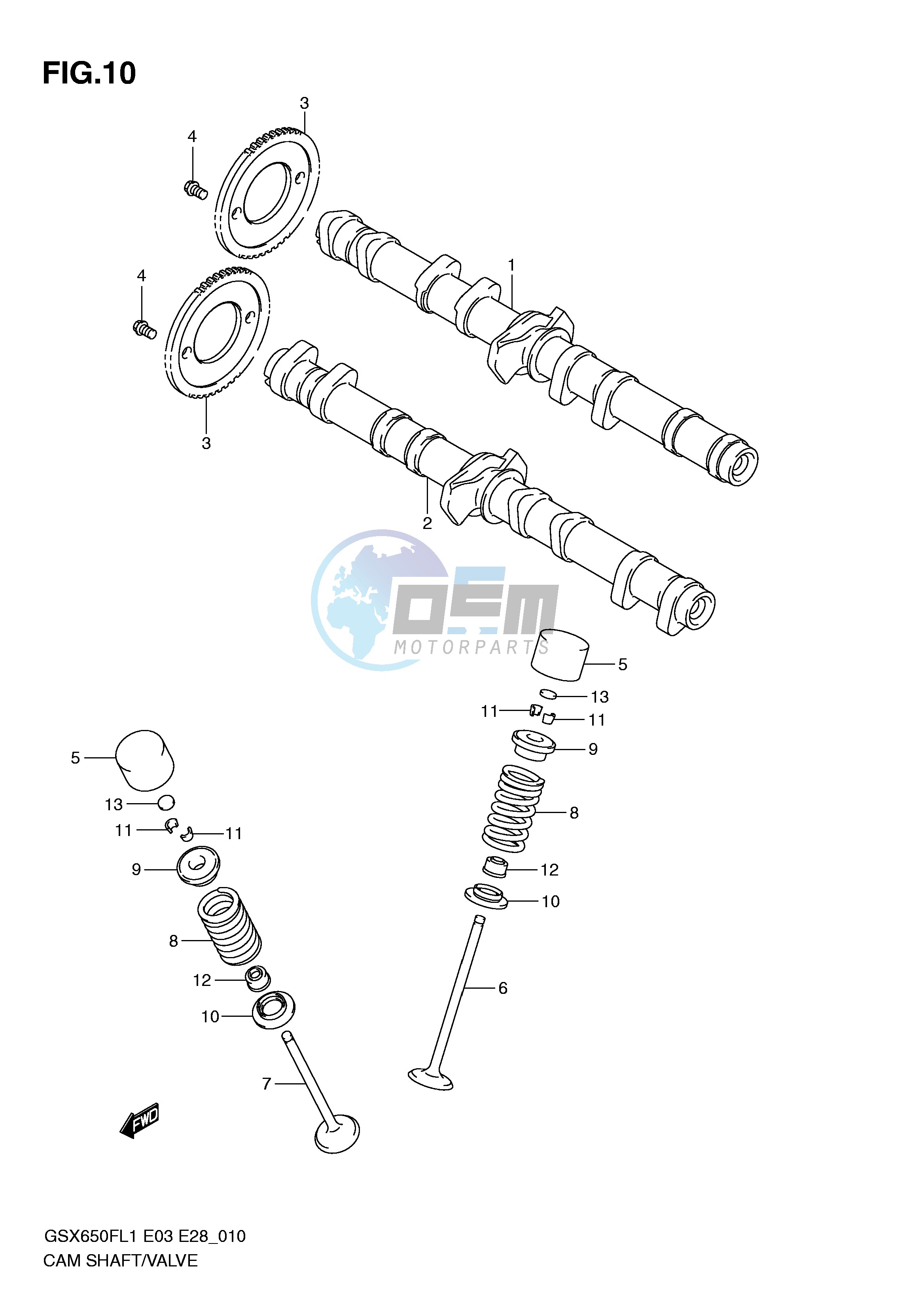 CAM SHAFT - VALVE