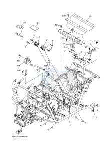 YXE700ES YXE70WPSH WOLVERINE R-SPEC EPS SE (BN56) drawing FRAME