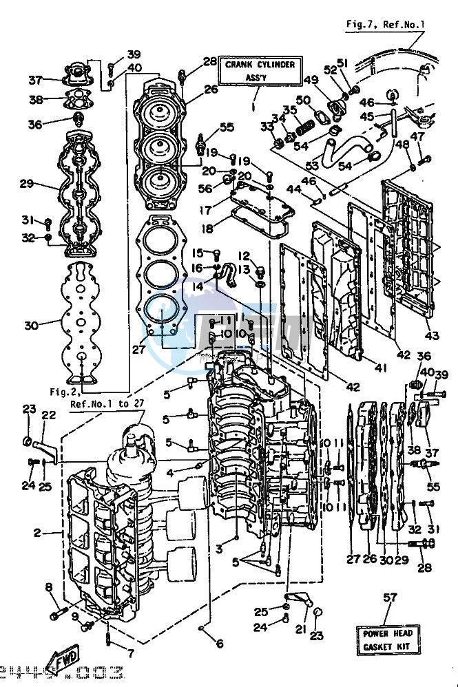 CYLINDER--CRANKCASE