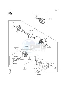 JF 650 B [TS] (B3-B7) [TS] drawing STARTER MOTOR