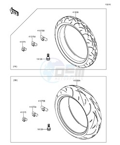 Z1000 ZR1000FEFA FR GB XX (EU ME A(FRICA) drawing Tires