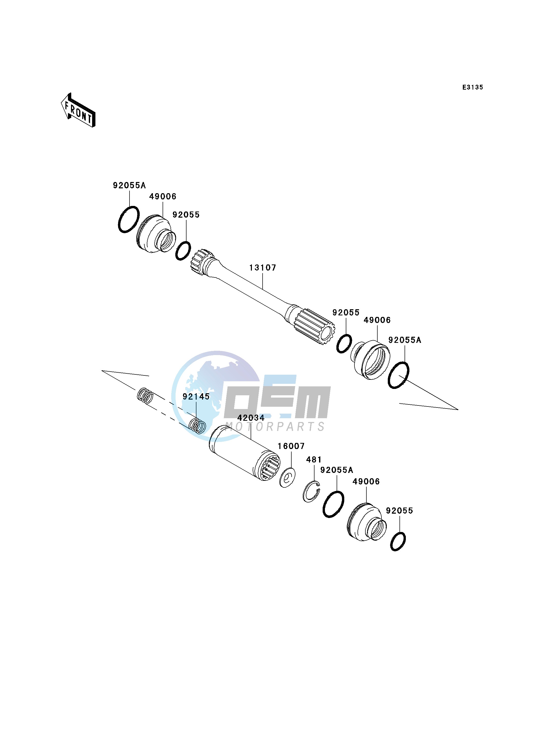 DRIVE SHAFT-PROPELLER