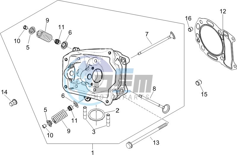 Cilinder head unit - Valve