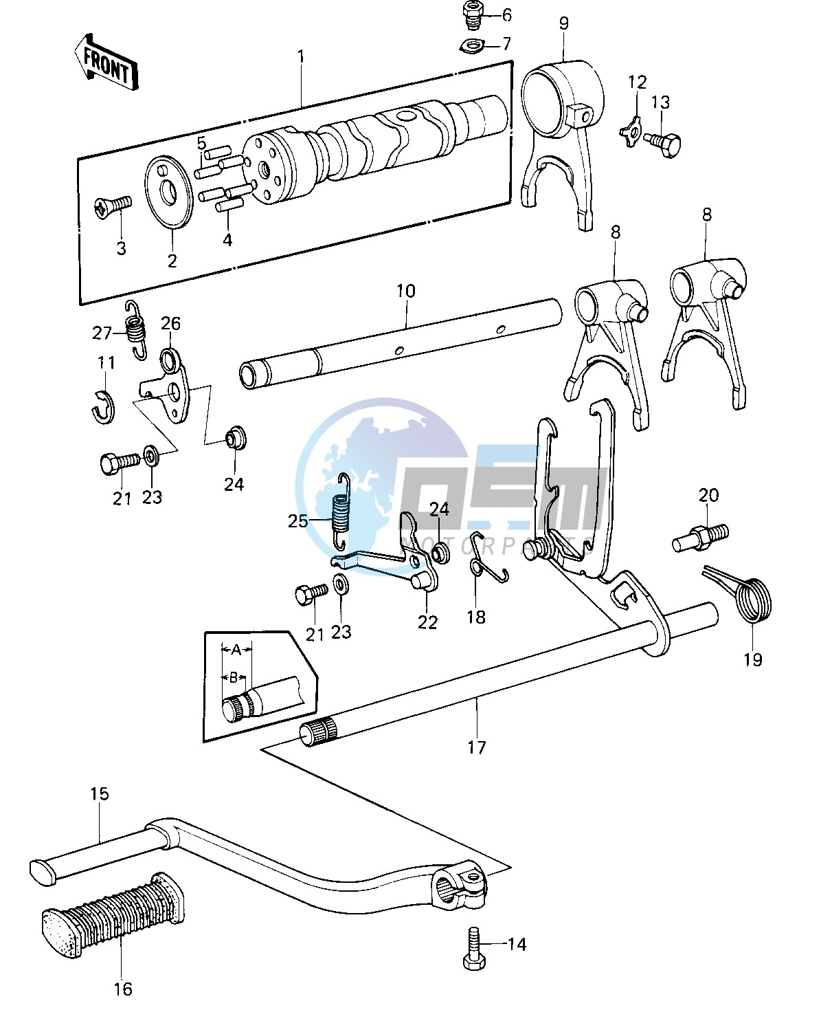 GEAR CHANGE MECHANISM