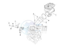 RS4 125 4T (AU, CA, EU, HK, J, RU, S, USA) drawing Throttle body