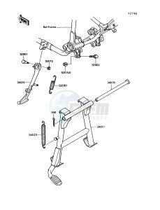 VN750 A [VULCAN 750] (A6-A9) [VULCAN 750] drawing STAND