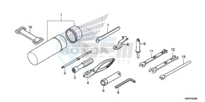 TRX420FA2G TRX420F Europe Direct - (ED) drawing TOOLS