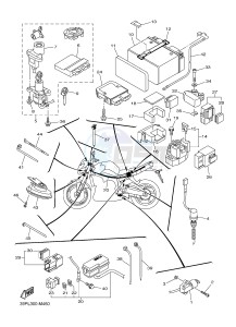 FZ8-N FZ8 (NAKED) 800 (2SH7) drawing ELECTRICAL 2