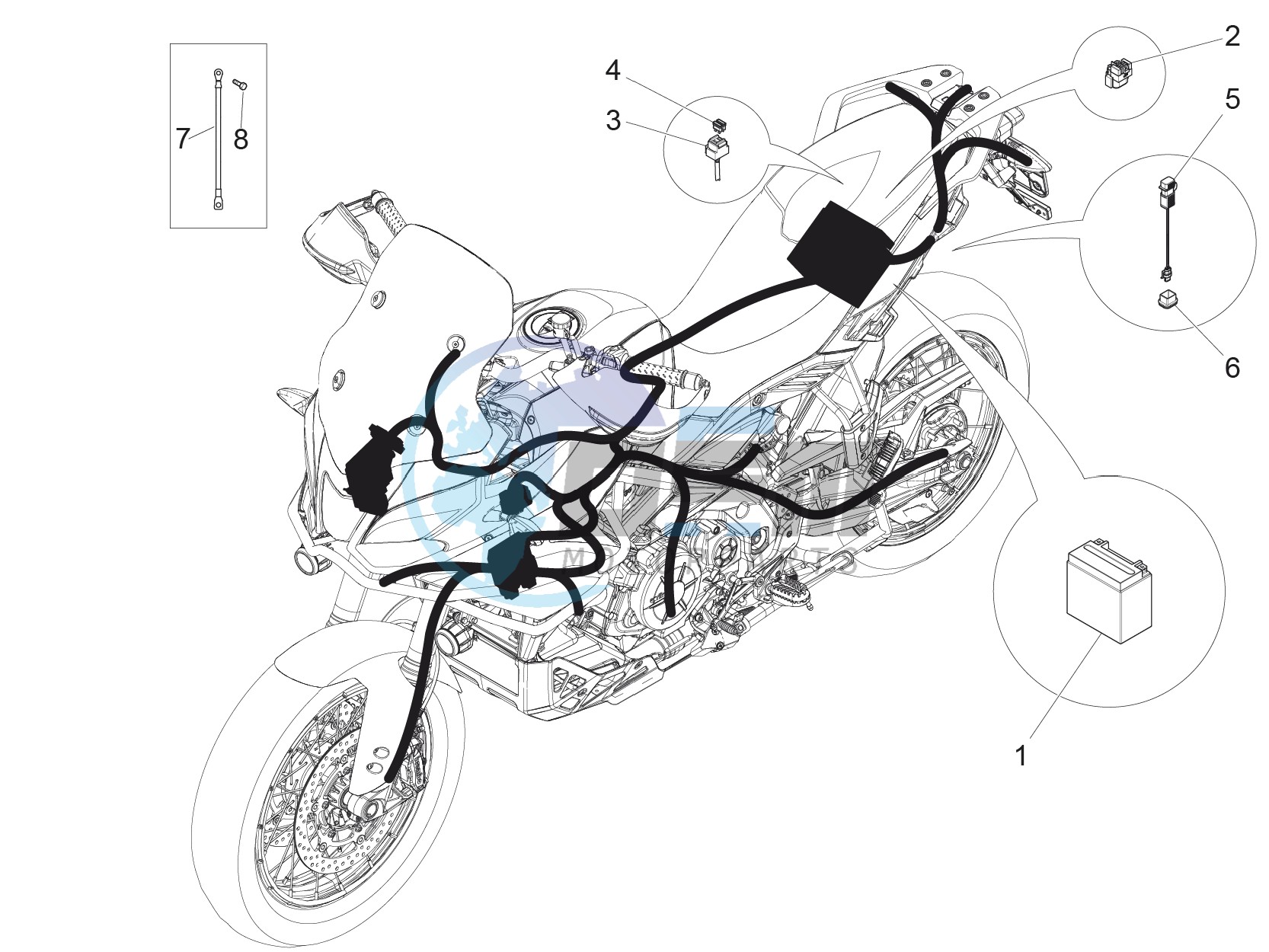 Rear electrical system