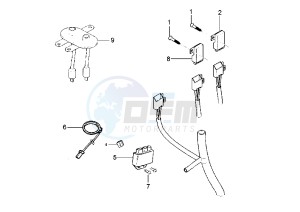 X9 180 Amalfi drawing Electrical devices