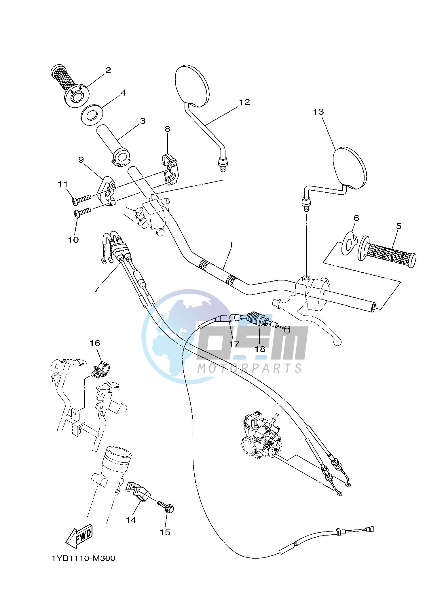 STEERING HANDLE & CABLE