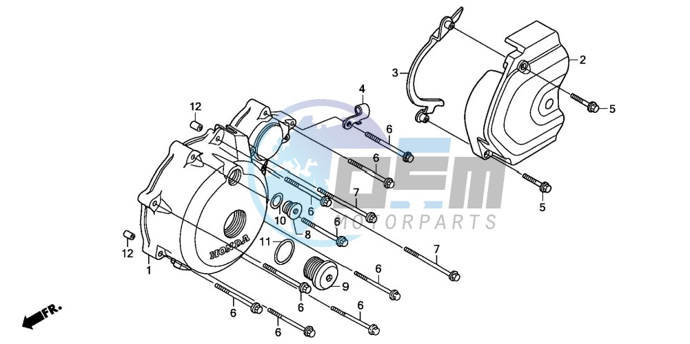 LEFT CRANKCASE COVER