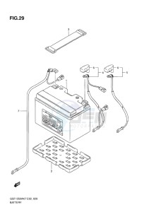 GSF-1250S BANDIT EU drawing BATTERY