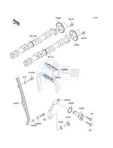 ZX 600 B [NINJA ZX-6RR] (K1) [NINJA ZX-6RR] drawing CAMSHAFT-- S- -_TENSIONER