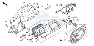 TRX350TM FOURTRAX 350 drawing METER (TRX350TM-A,2A/FM-A,2A)