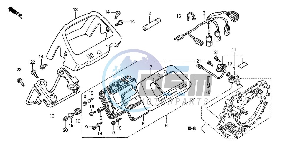 METER (TRX350TM-A,2A/FM-A,2A)