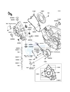 KVF750 4x4 KVF750A6F EU GB drawing Engine Cover(s)