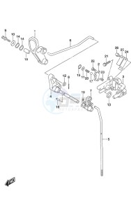 DF 25A drawing Clutch Rod Non-Remote Control