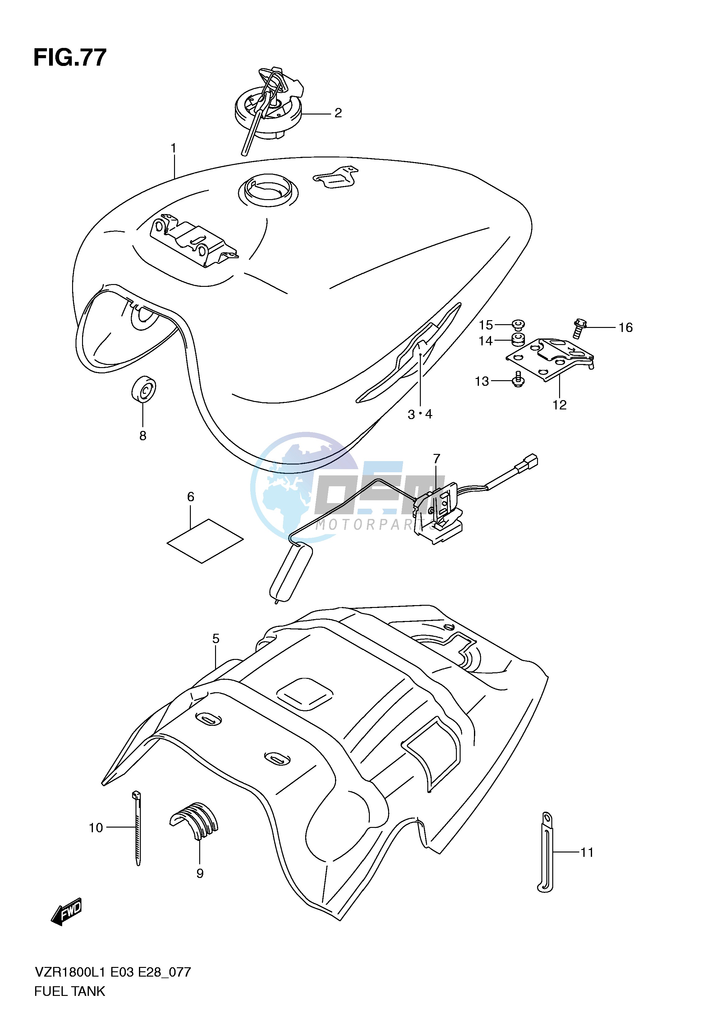 FUEL TANK (VZR1800L1 E3)