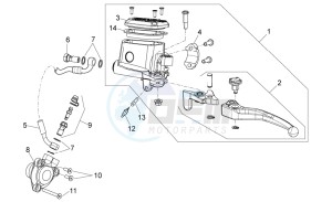 Shiver 750 drawing Clutch pump