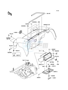 MULE_600 KAF400BFF EU drawing Front Box