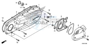 SH125AE SH125A UK - (E) drawing LEFT SIDE COVER