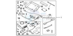 CBR1000RR9 Australia - (U / SPC) drawing KIT ALARM SYSTEM