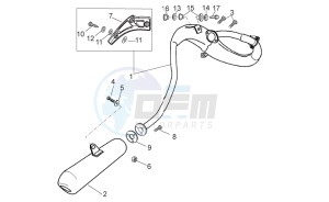 RCR 50 (CH, SC) drawing Exhaust pipe