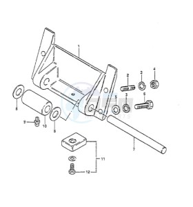 DT 65 drawing Cylinder Support