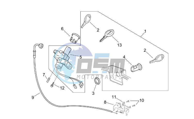 Lock hardware kit