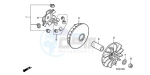 PES125R9 UK - (E / MKH STC) drawing DRIVE FACE