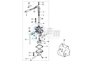 BW'S NEXT GENERATION CAT. 50 drawing CARBURETOR TK