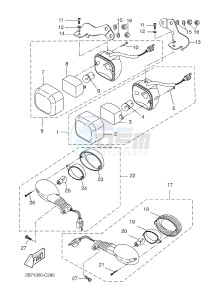 CW50N BW'S (2B7K) drawing FLASHER LIGHT