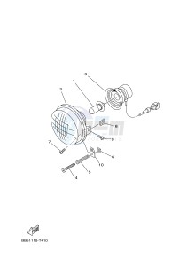 YFM450FWB YFM45KDXJ KODIAK 450 (BJ53) drawing HEADLIGHT