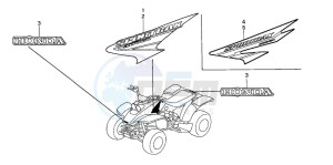 TRX400EX SPORTRAX 400 EX drawing MARK (TRX400EX3,4)