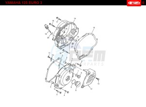 TANGO-125-YELLOW drawing ENGINE COVERS