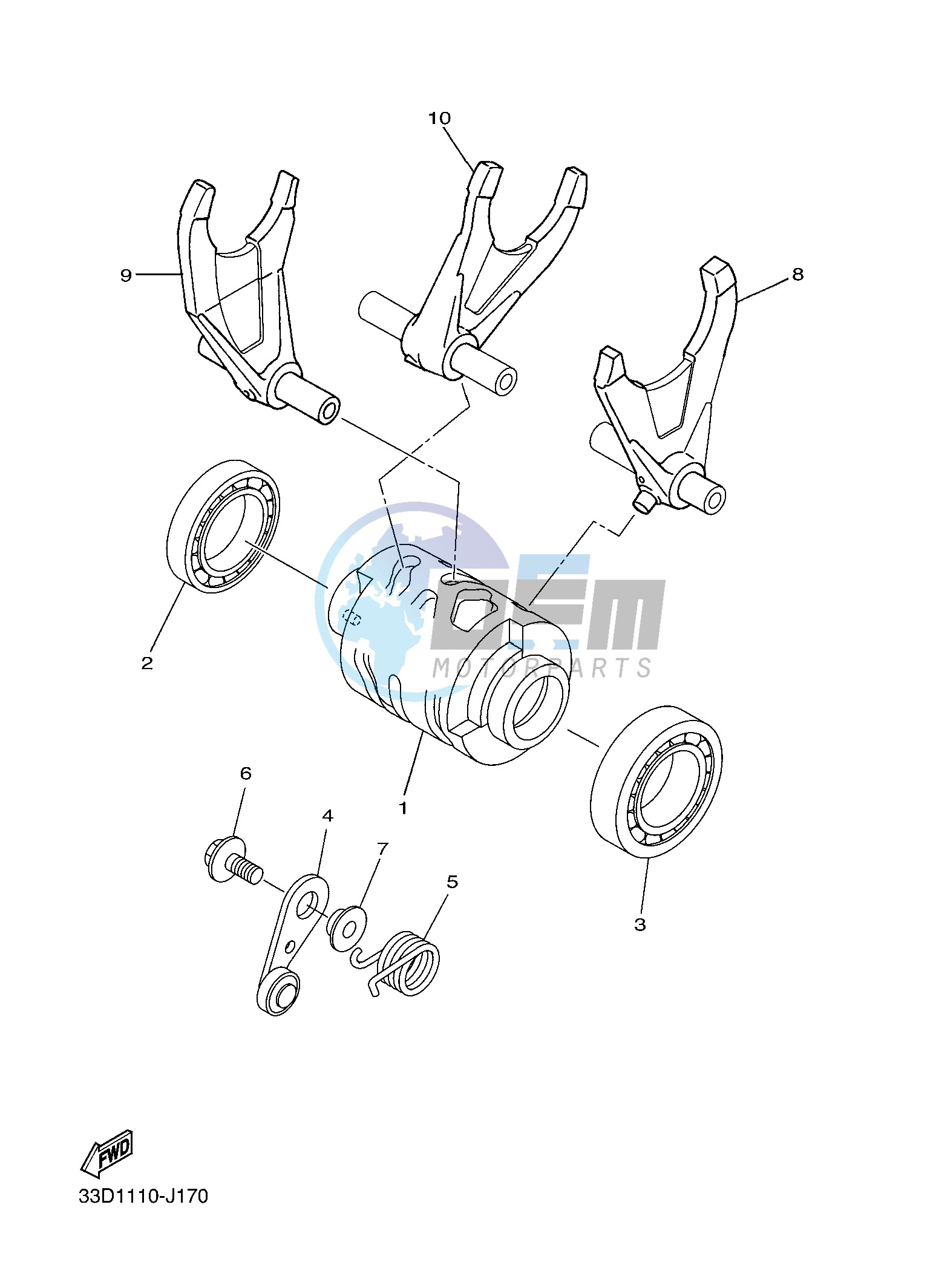 SHIFT CAM & FORK