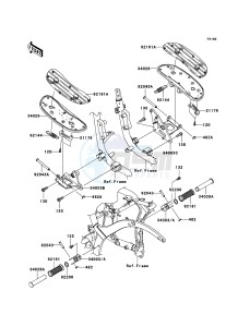 VN900_CLASSIC VN900B7F GB XX (EU ME A(FRICA) drawing Footrests