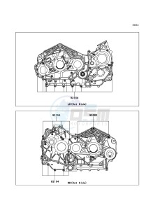 VN1700_VOYAGER_CUSTOM_ABS VN1700KEF GB XX (EU ME A(FRICA) drawing Crankcase Bolt Pattern