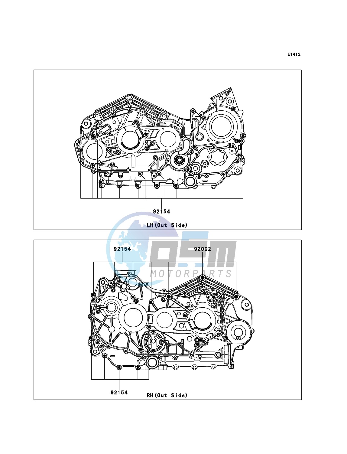 Crankcase Bolt Pattern