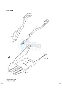 UH125 BURGMAN EU drawing SIDE LEG SHIELD (MODEL EXECUTIVE P19)