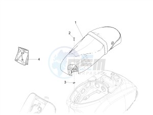 SXL 150 4T 3V CARB drawing Saddle/seats