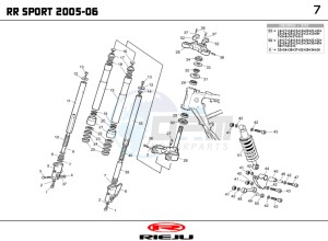 RR-50-SPORT-BLUE drawing SUSPENSION