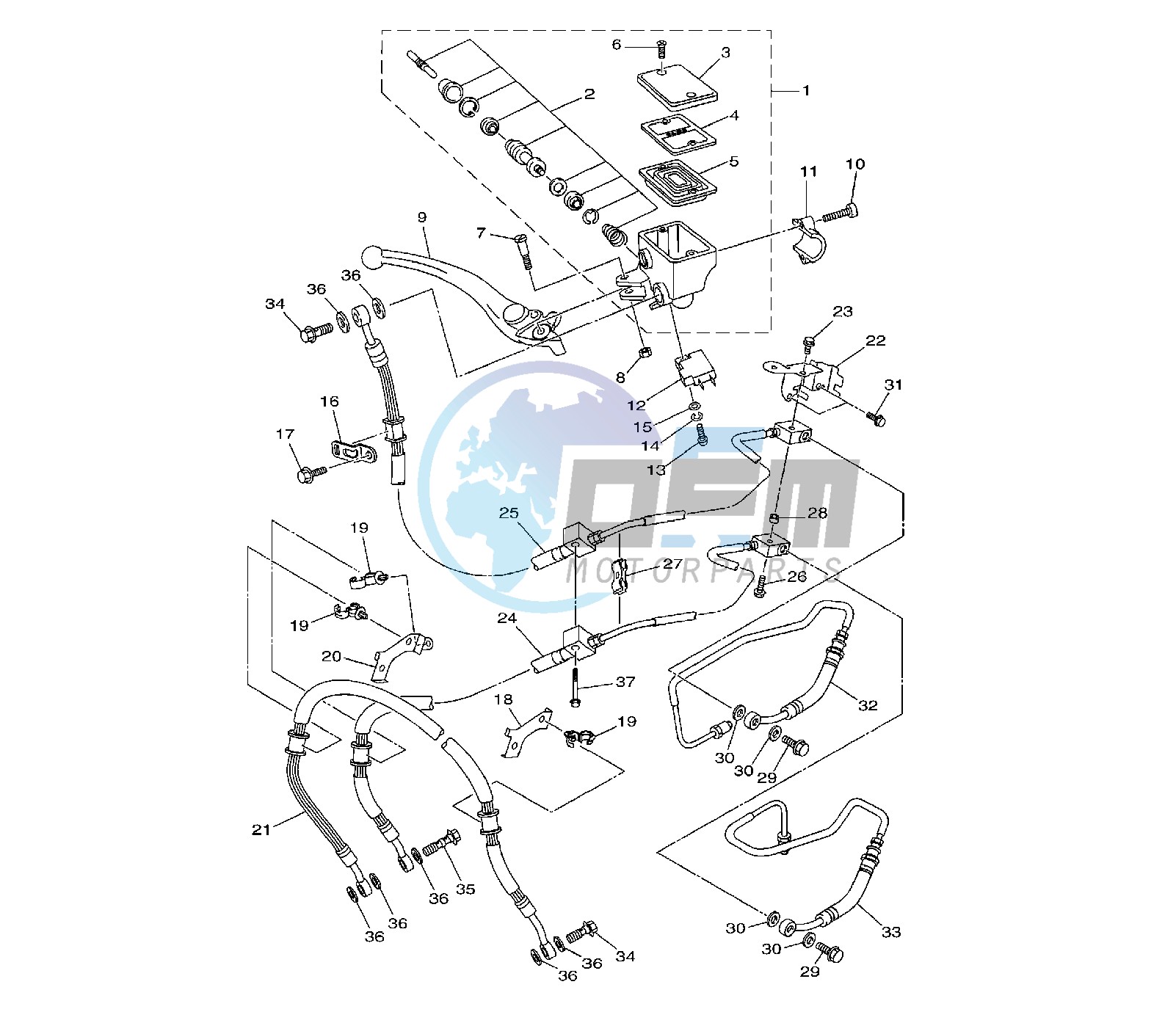 FRONT MASTER CYLINDER