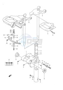 DF 9.9 drawing Swivel Bracket Power Tilt/Tiller Handle