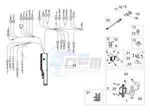 RSV4 1000 RACING FACTORY E4 ABS (NAFTA) drawing Front electrical system