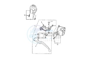 YZF R6 600 drawing HANDLE SWITCH – LEVER