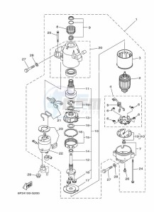 FL225B drawing STARTER-MOTOR