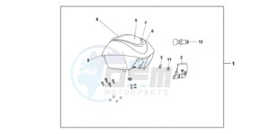 SH150D9 Europe Direct - (ED / KMH) drawing TOPBOX *NHA48M*